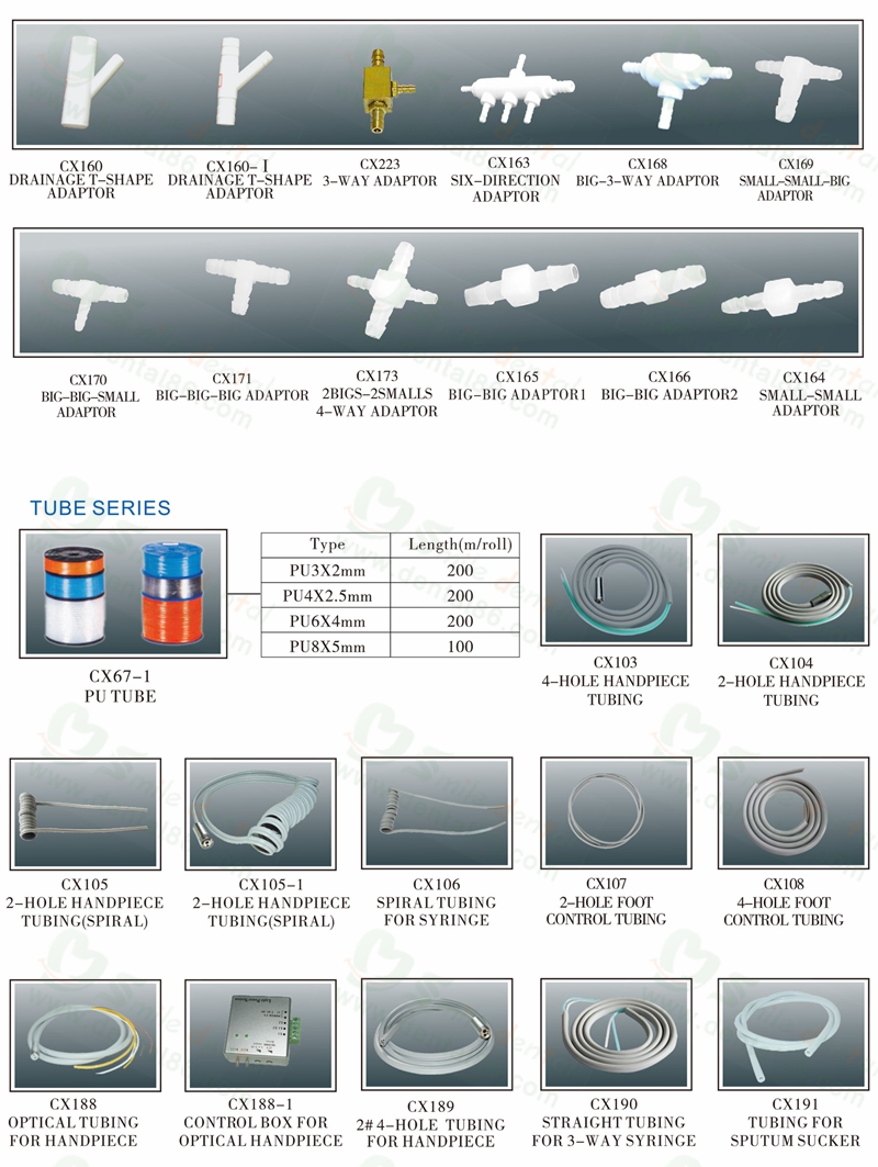 Dental unit spare parts